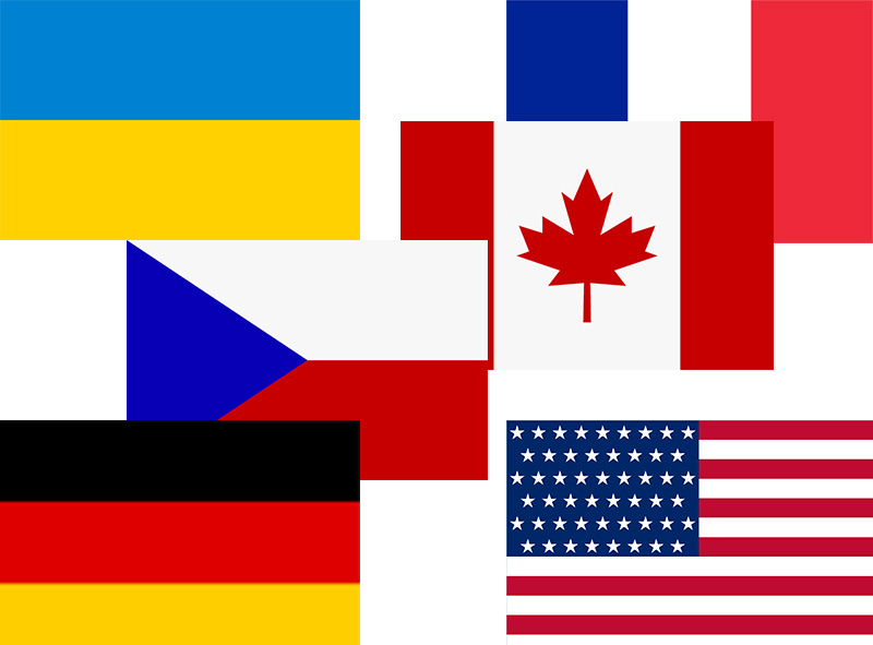 20 полевых культур из Чехии, Канады, Германии, Словакии, Украины, Франции, США